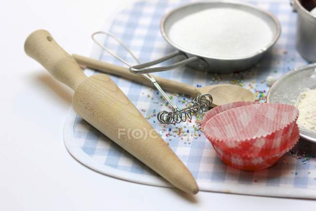 Various baking ingredients — Stock Photo