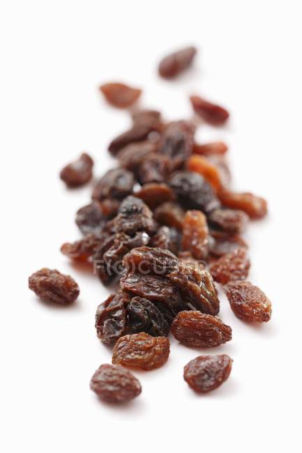 Heap of brown Raisins — Stock Photo