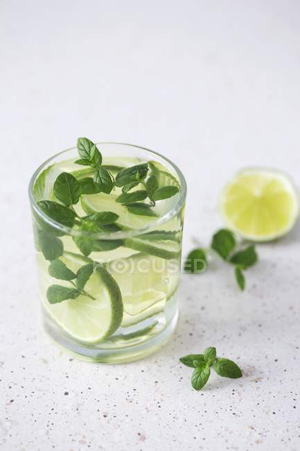 Mojito made with rum — Stock Photo