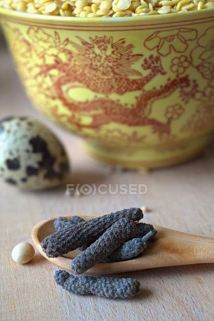 Dried long pepper — Stock Photo