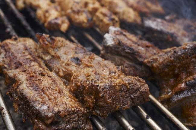 Indonesian grilled beef — Stock Photo