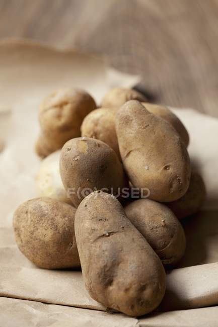 Raw New Charlotte potatoes — Stock Photo