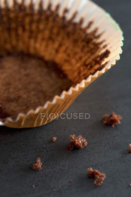 Leere Cupcake-Hülle — Stockfoto