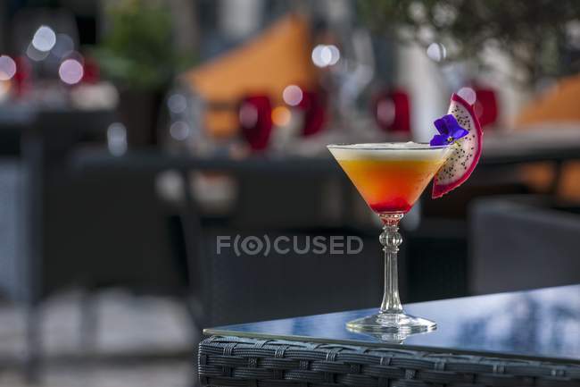 Cocktail de frutas exóticas — Fotografia de Stock