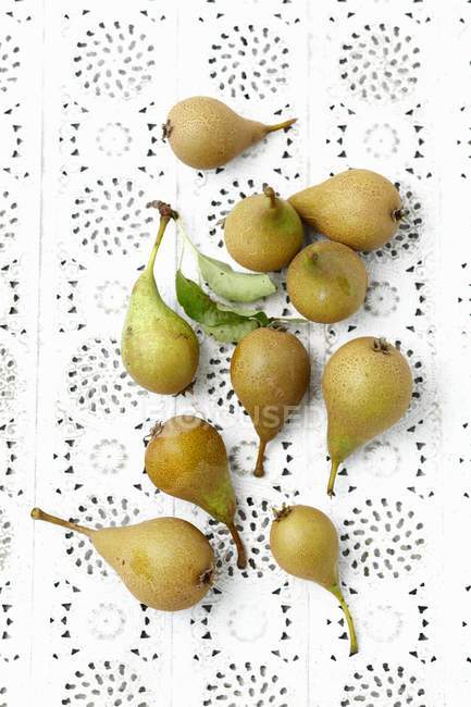 Свіжий зелений груші — стокове фото