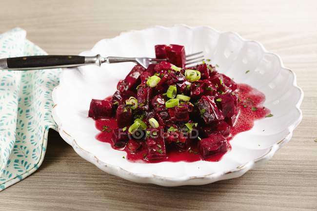 Beetroot medley with onions — Stock Photo