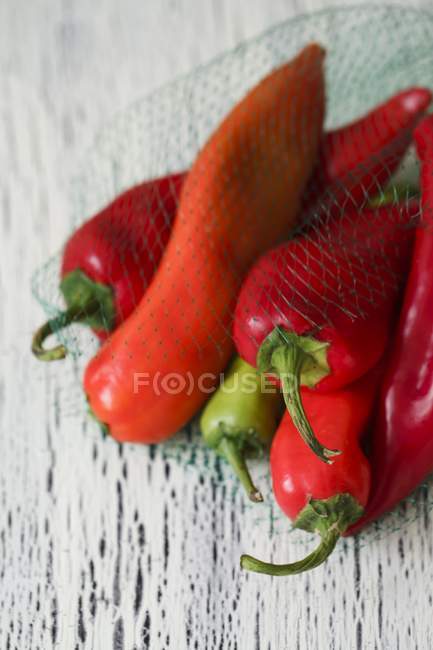 Fresh chilli peppers — Stock Photo