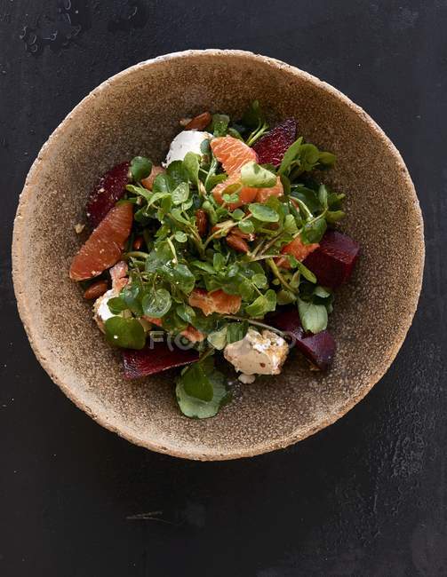 Autumnal salad with beetroot — Stock Photo