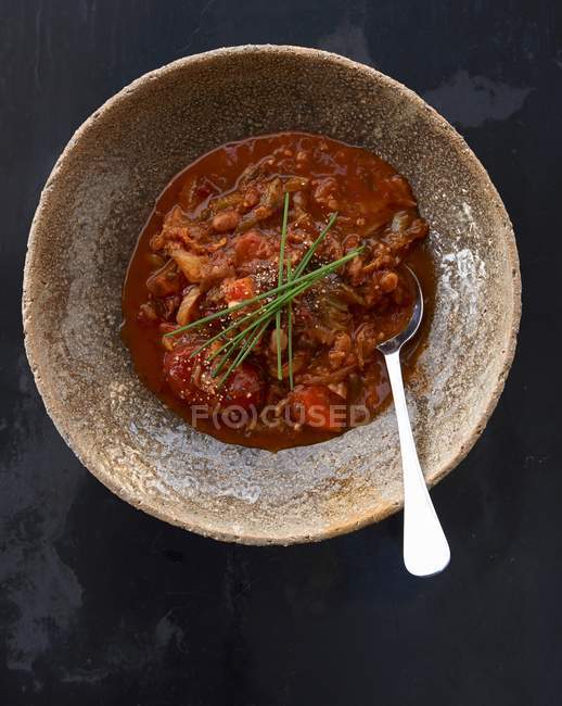 Sopa de verduras toscana - foto de stock