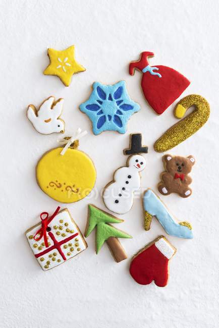 Divers biscuits colorés — Photo de stock
