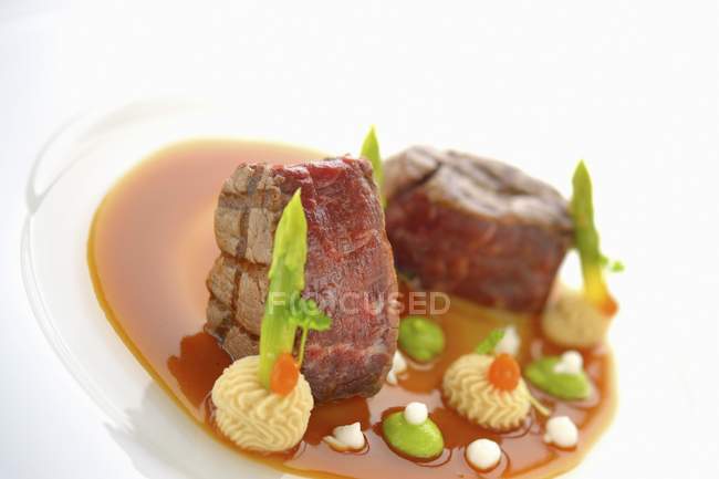 Steak de longe de bœuf Wagyu — Photo de stock