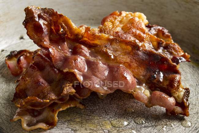 Rashers croustillants de bacon — Photo de stock