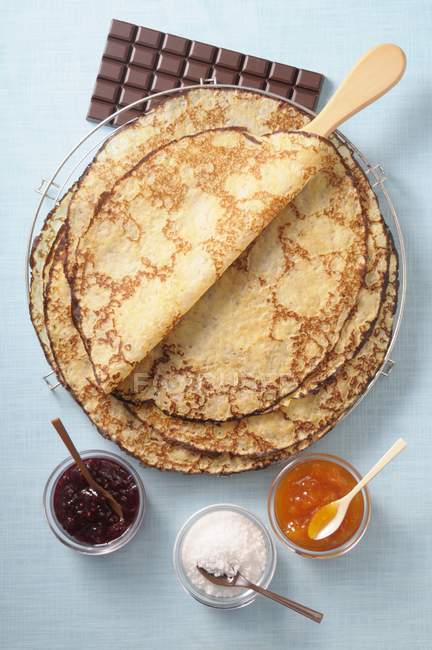 Pancake freschi e dolci — Foto stock