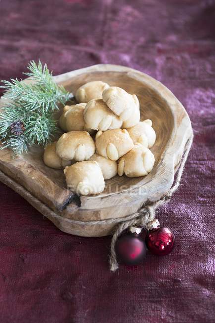 Тесто из марципана с миндалем — стоковое фото