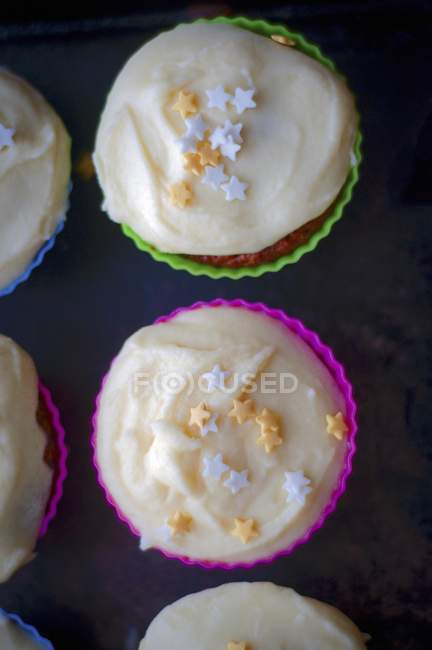 Cupcakes au chocolat blanc — Photo de stock