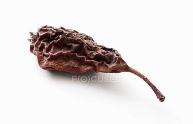 Dried pear on white — Stock Photo
