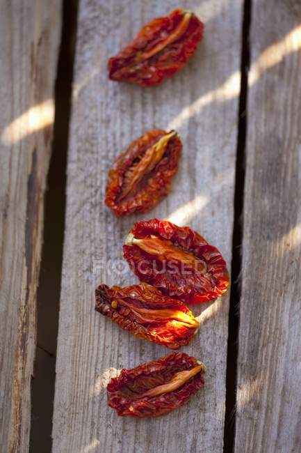 Dried red tomatoes — Stock Photo