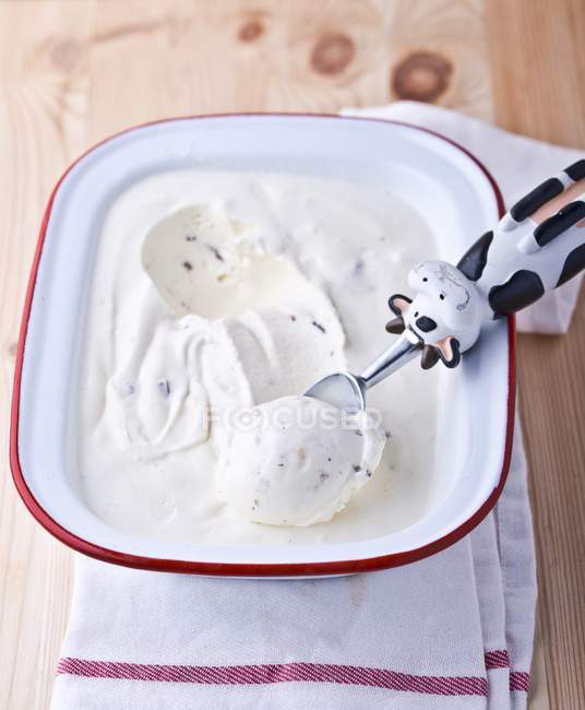 Домашнє морозиво — стокове фото