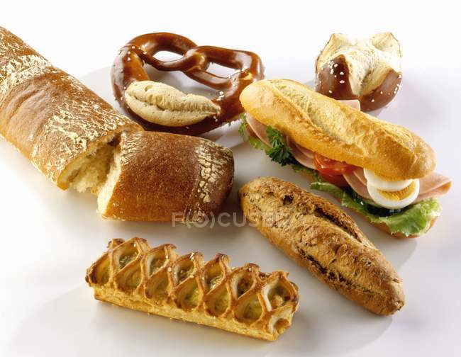 Assorted baked goods — Stock Photo