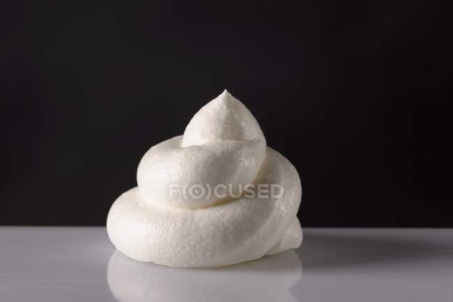 Closeup view of one blob of cream — Stock Photo