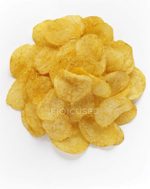Pile of Potato Chips — Stock Photo