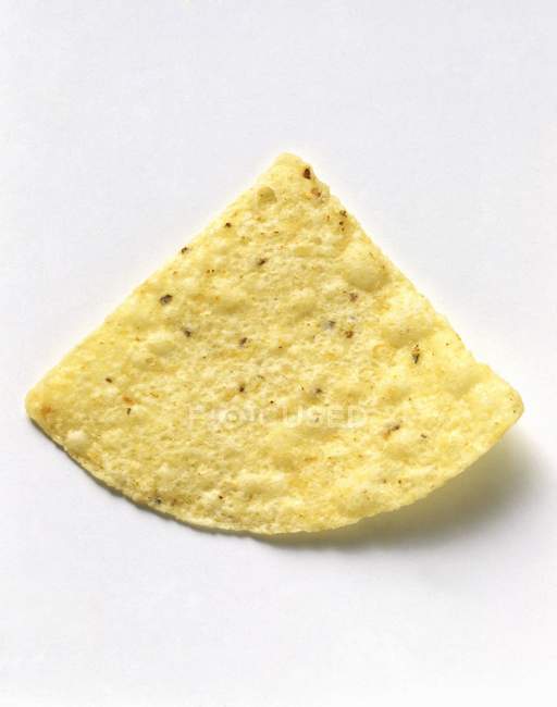 Белая кукурузная чипса — стоковое фото