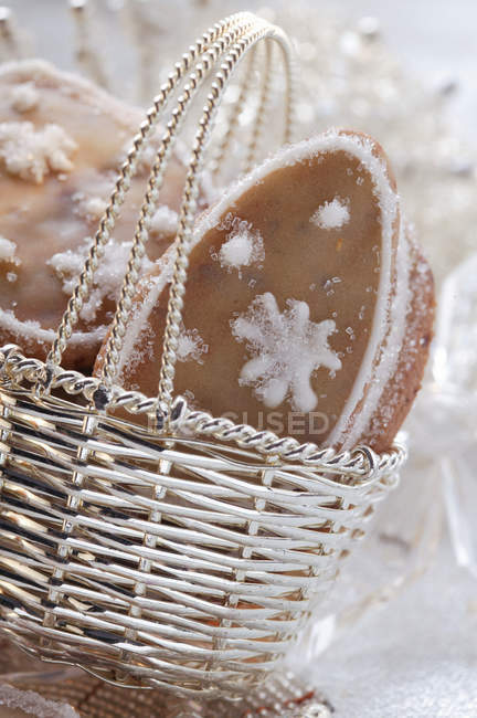Orange biscuits with crystals — Stock Photo