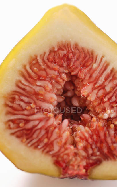 Half of fresh fig — Stock Photo