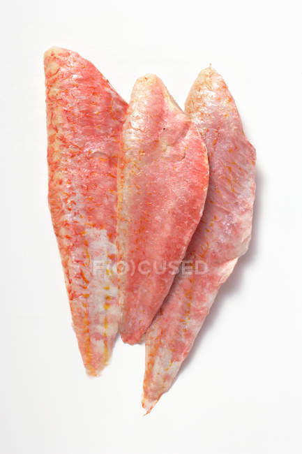 Filetes de salmonete rojo - foto de stock
