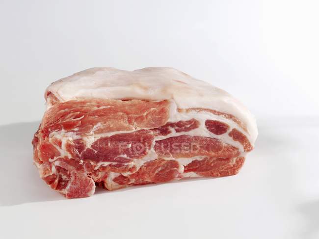 Rohes Schweinehals — Stockfoto