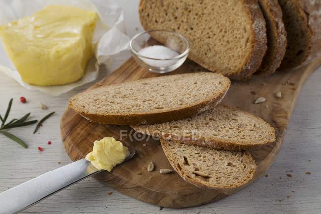 Sunflower seed bread — Stock Photo