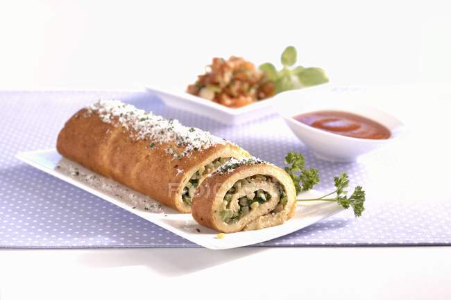 Cheese souffl roulade — Stock Photo