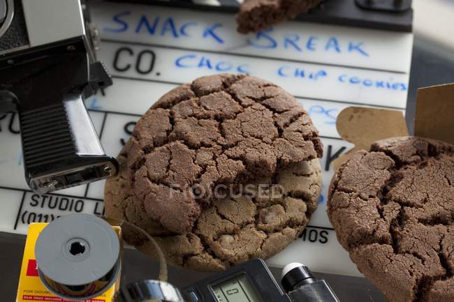 Chocolate chip cookies — Stock Photo