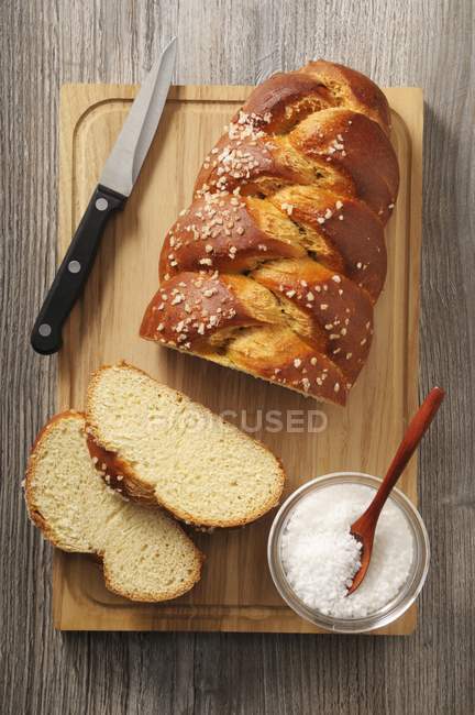 Sliced brioche bread — Stock Photo