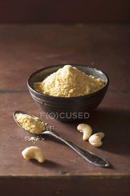 Vegan cashew nut cheese — Stock Photo