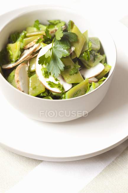 Bean salad made from beans — Stock Photo