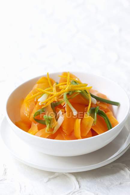 Salad made from carrots — Stock Photo