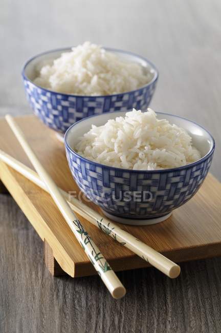 Cooked white rice — Stock Photo