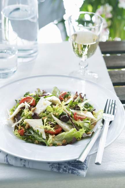 Salade verte mixte — Photo de stock