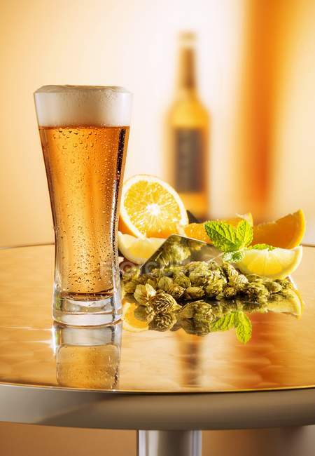 Birra appena sfornata — Foto stock