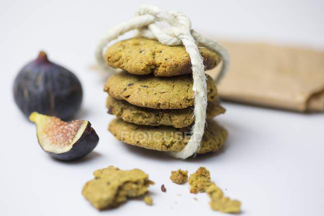 Здорове печиво з насінням — стокове фото