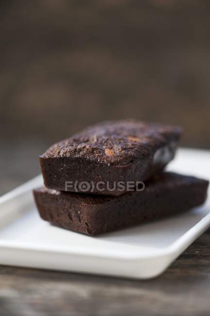 Маленькі шоколадні тістечка — стокове фото