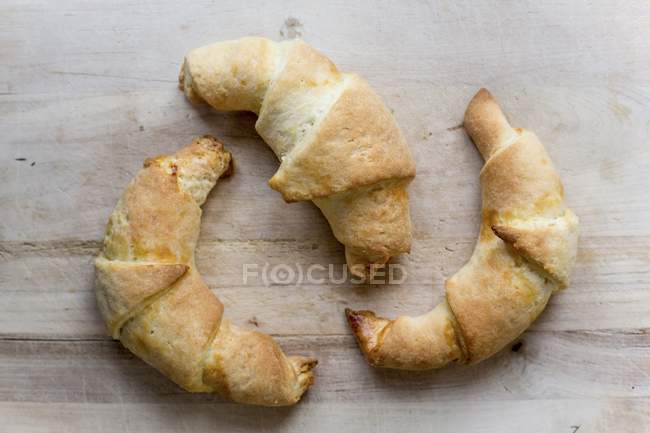Fresh Homemade croissants — Stock Photo