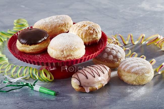 Assorted Carnival doughnuts — Stock Photo