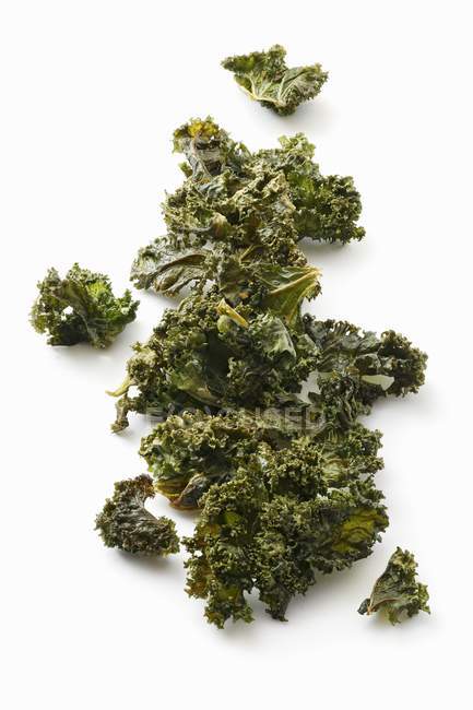 Baked Kale chips — Stock Photo