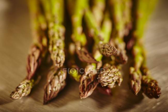 Espargos verdes frescos — Fotografia de Stock