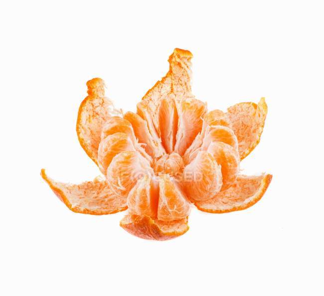 Orange mandarine pelée — Photo de stock