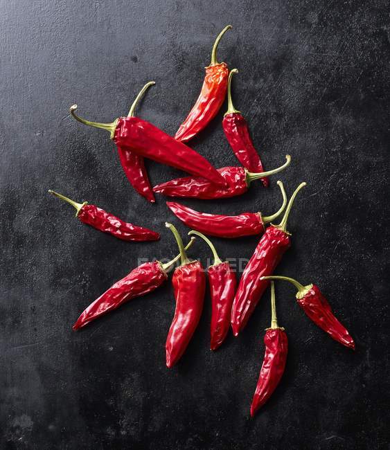 Getrocknete rote Paprika — Stockfoto