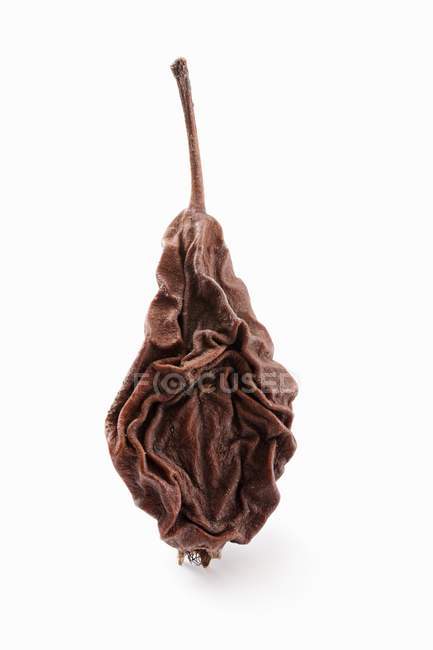 Dried pear on white — Stock Photo
