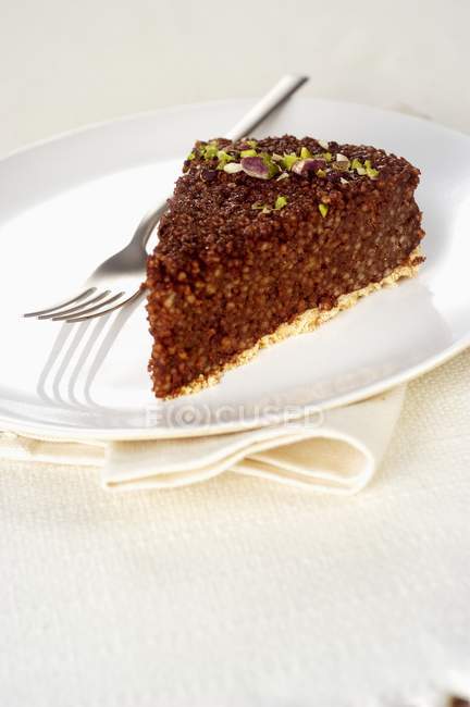 Torta al couscous al cioccolato — Foto stock